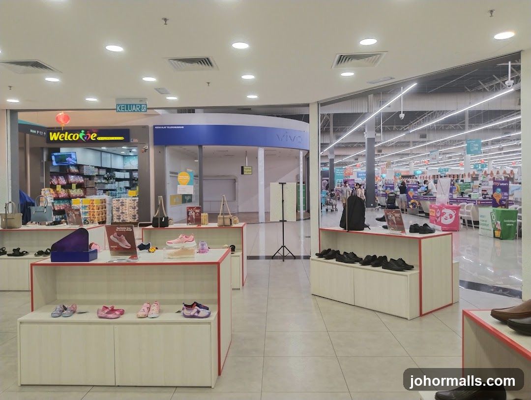 Shoe Display in a Mall