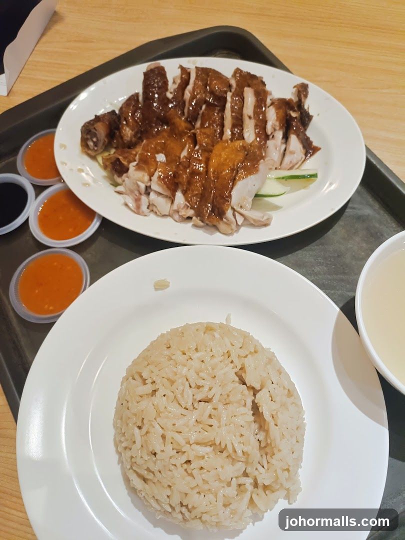 Food served on tray