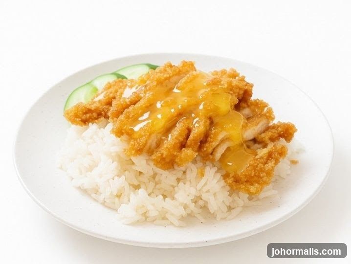 Crispy Chicken Rice Plate