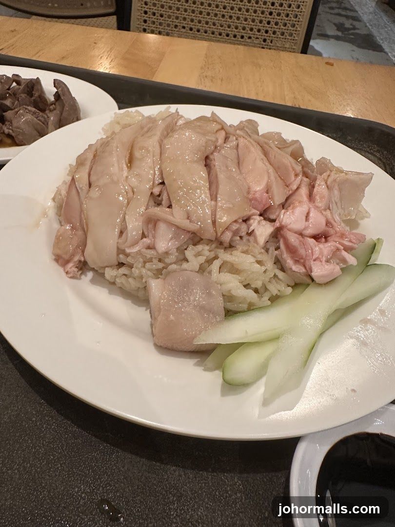Food served at a restaurant