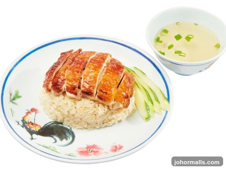 Chicken Rice Dish with Soup