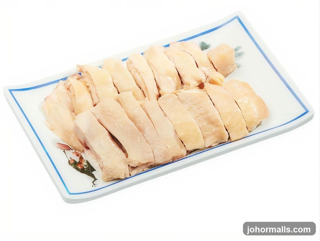 Sliced Chicken on Plate