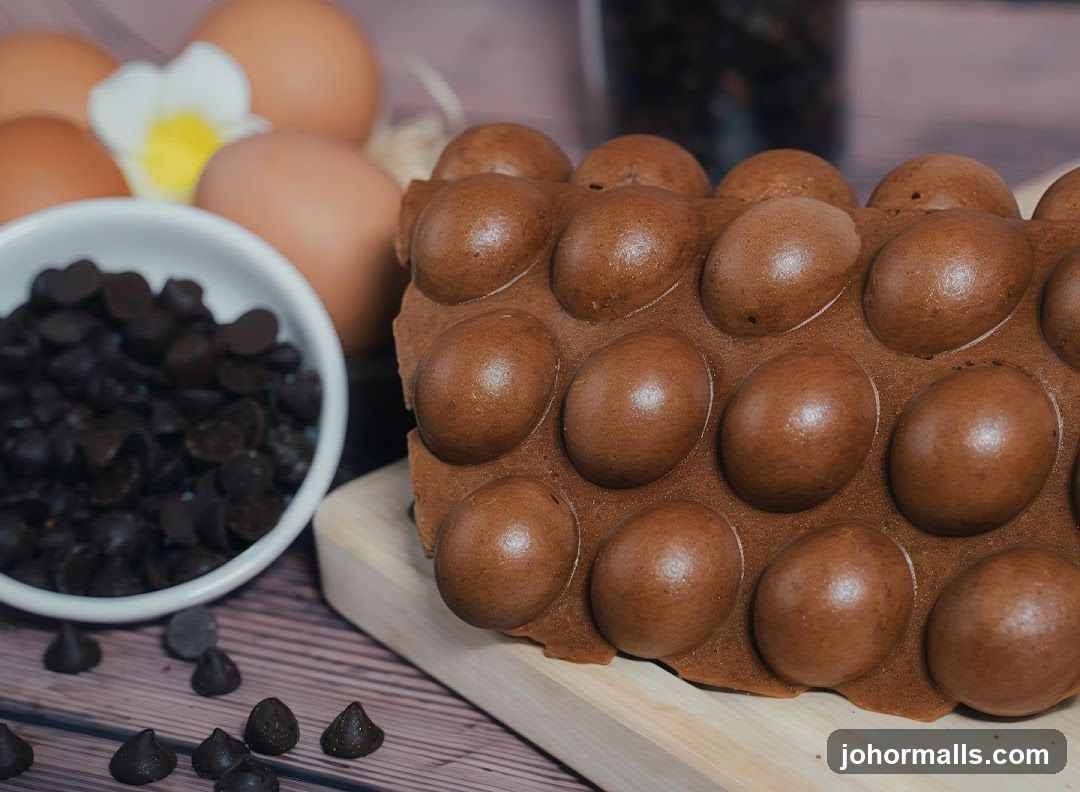 Chocolate Bubble Waffle