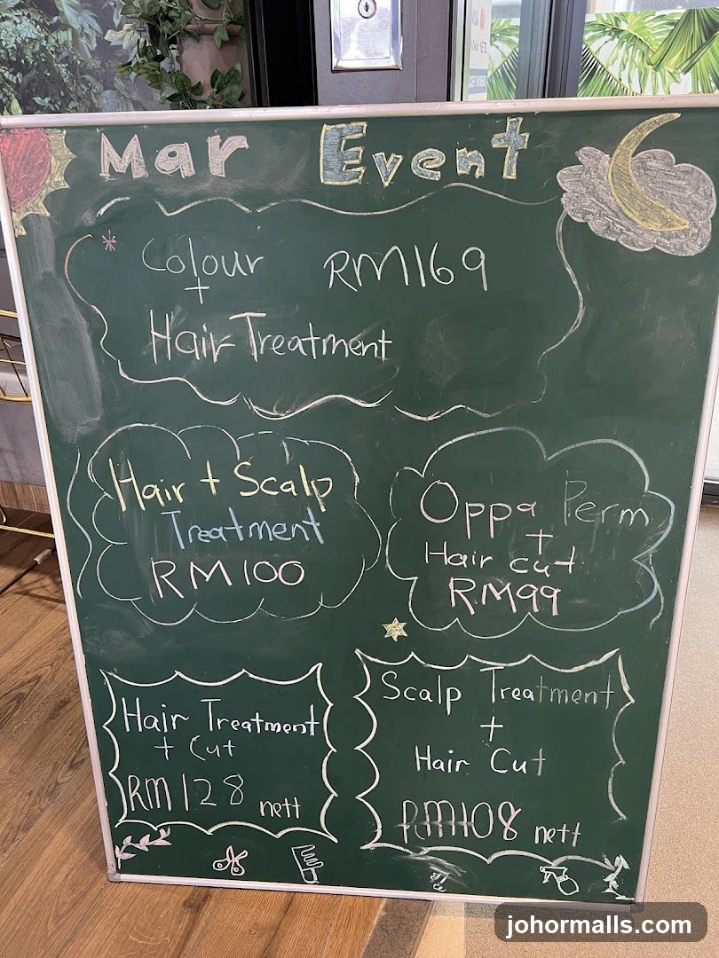 Mar Event Menu Board