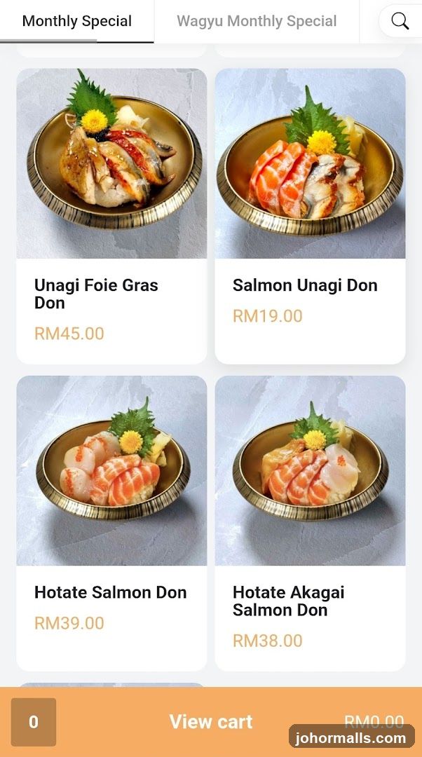 Monthly Specials
