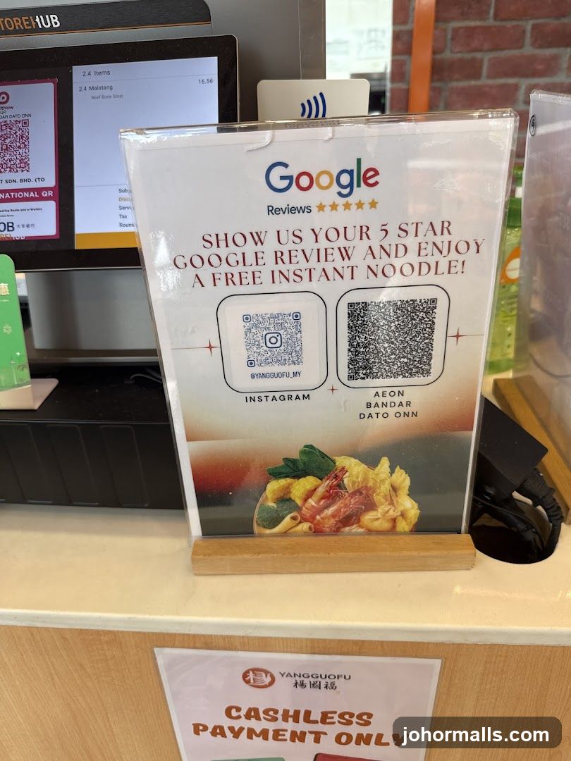 Google Reviews Promotion Sign