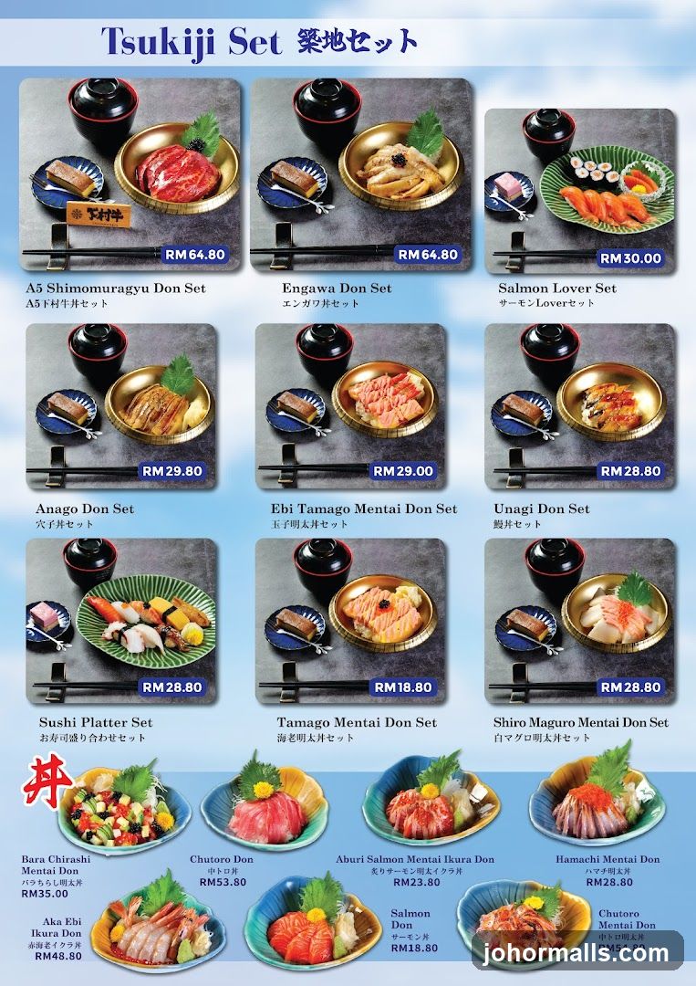 Tsukiji Set Menu