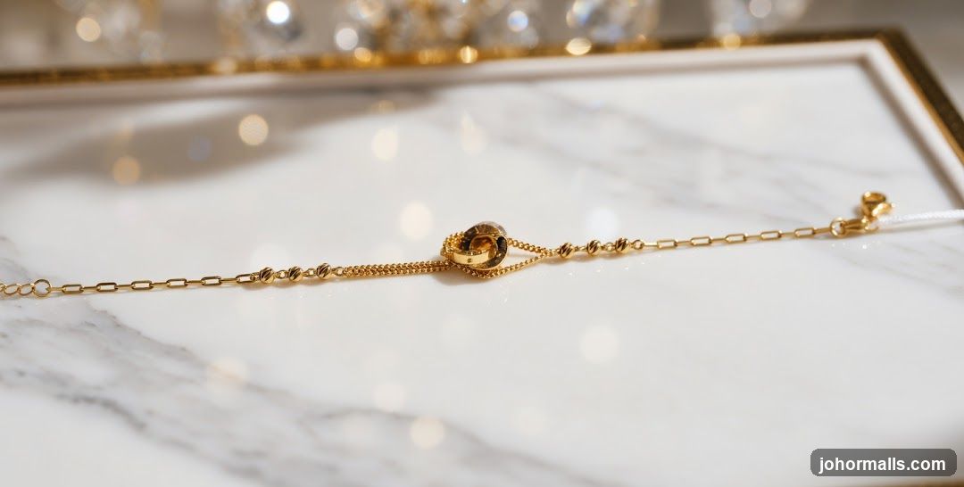 Gold Bracelet Display