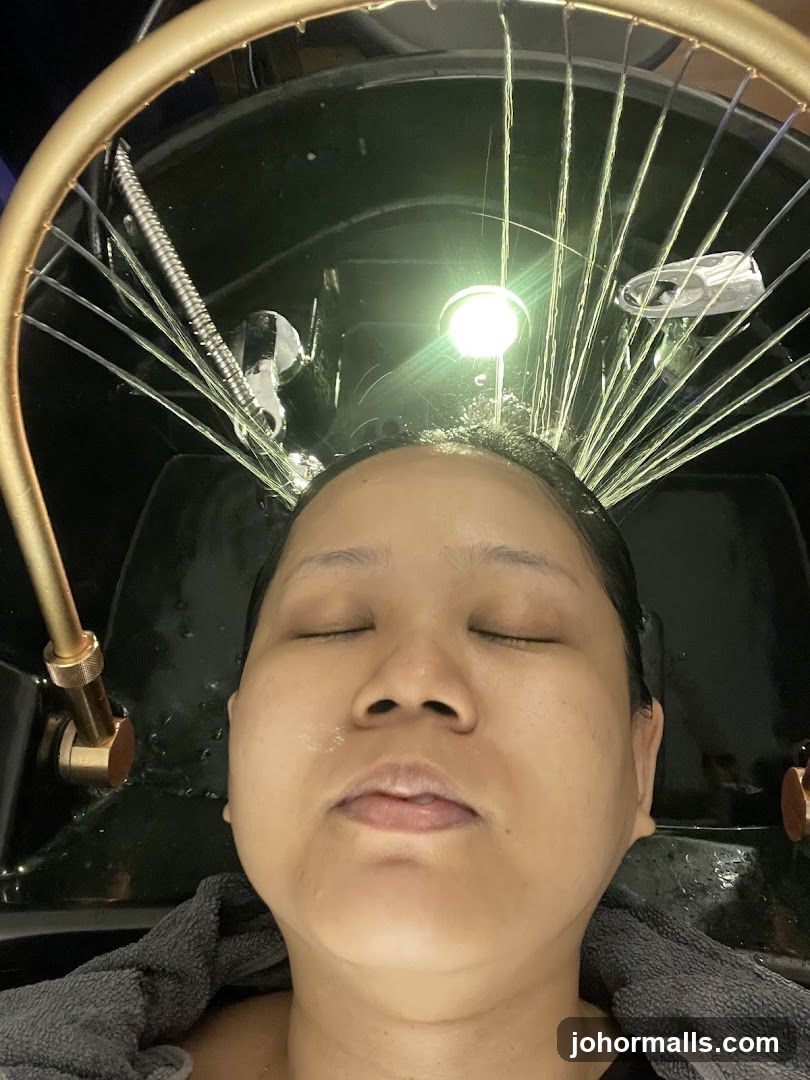 Hair salon washing station