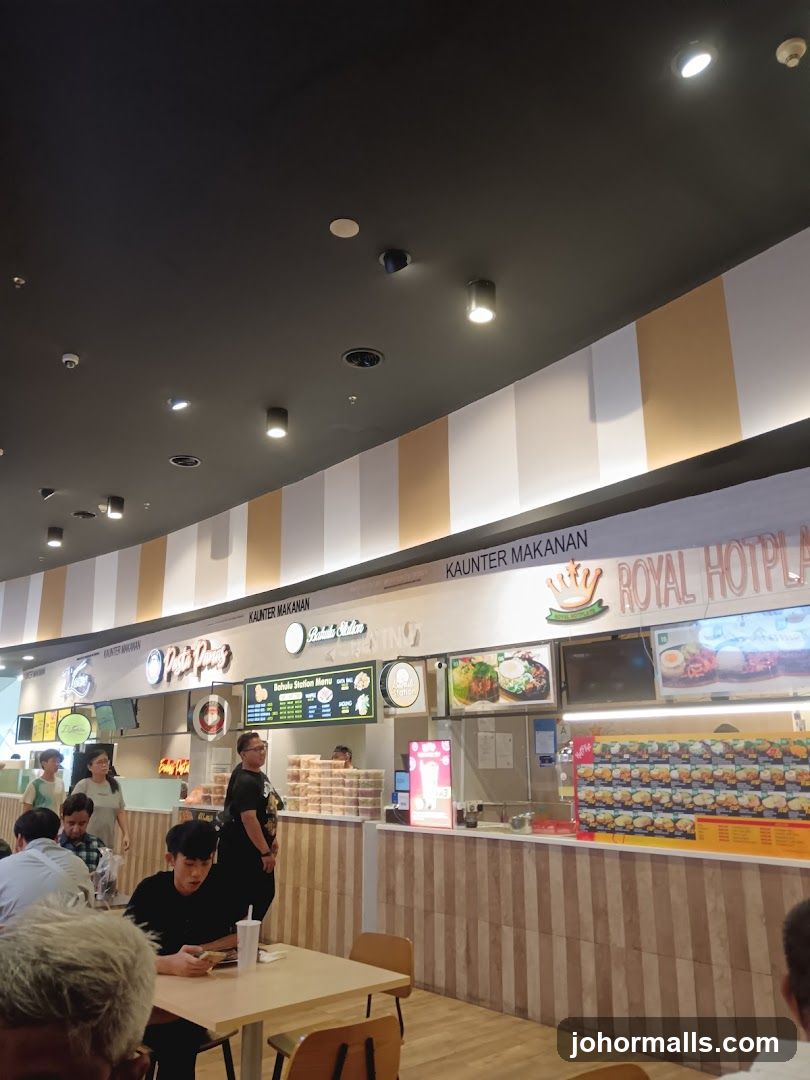 Food court interior