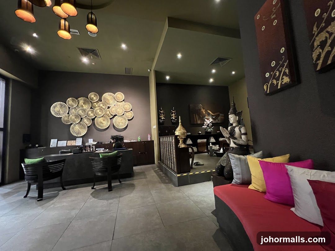 Interior of a wellness or spa establishment