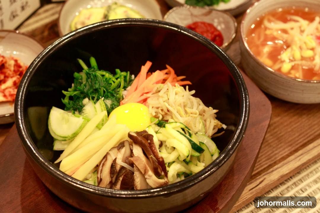 Korean Bibimbap Dish