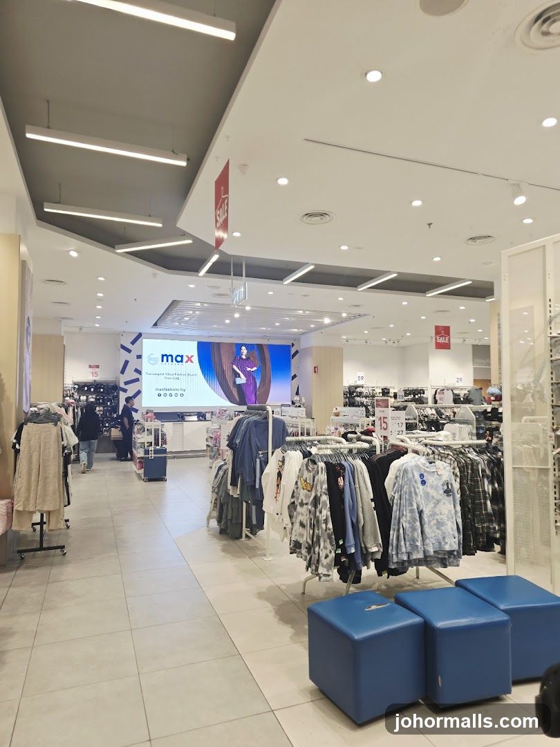 Interior of a fashion retail store