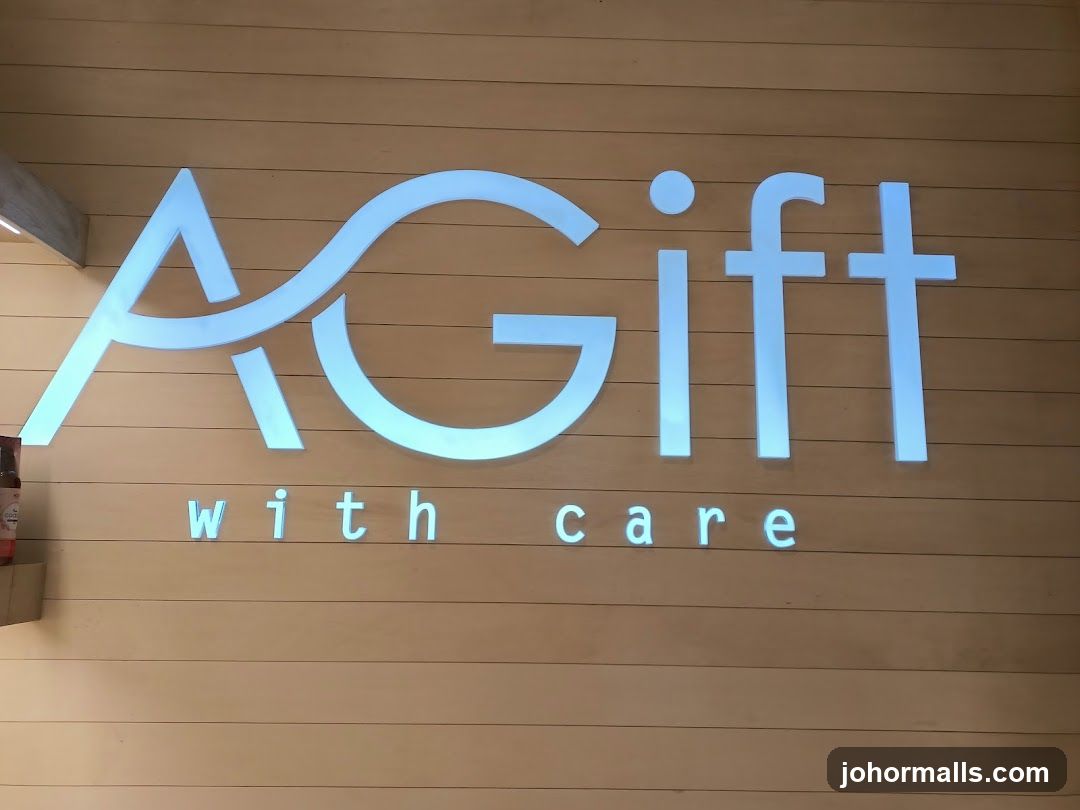 AGift with care signage