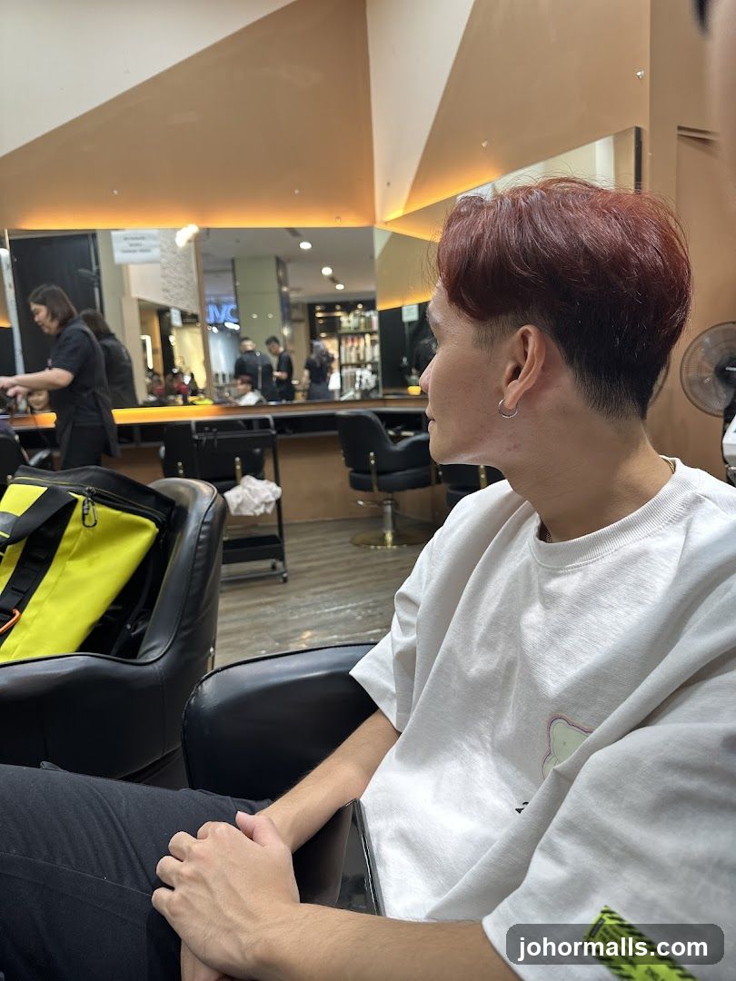Interior of a hair salon