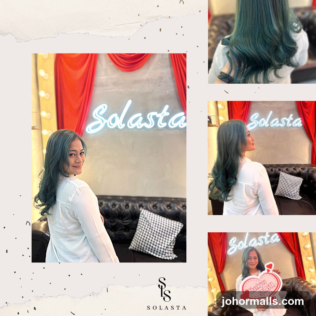 Salon Interior with Model