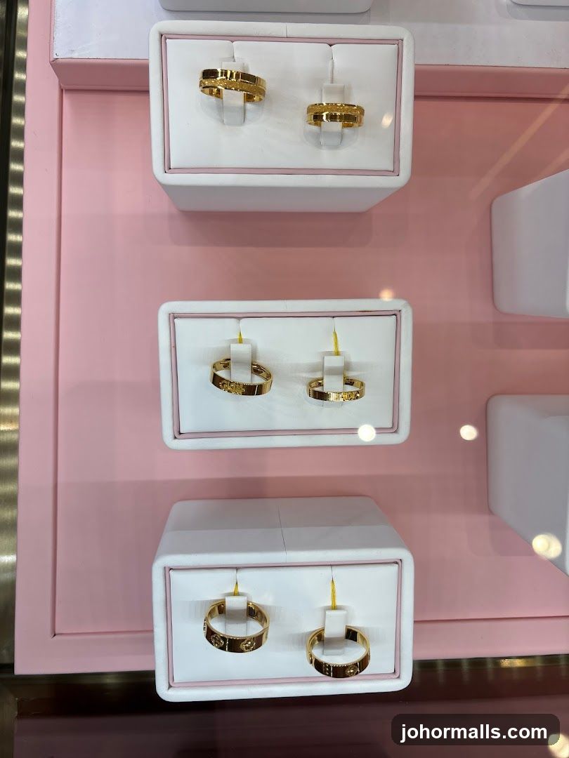 Gold Jewelry Display