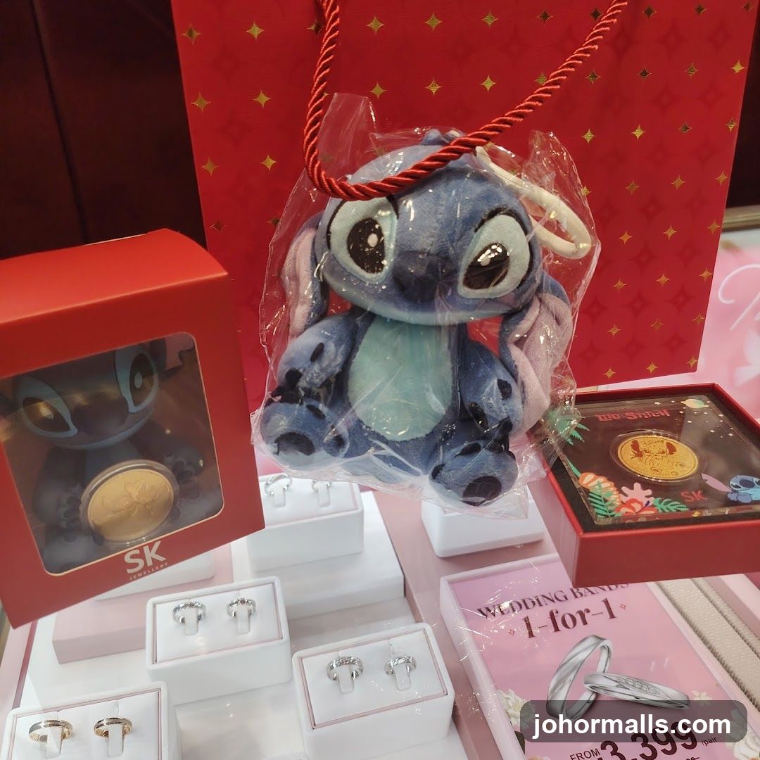 Disney Stitch Themed Jewelry Display