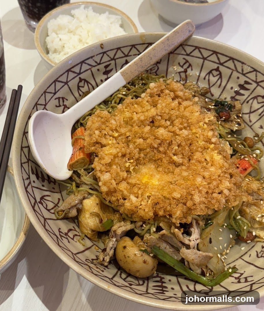 Noodle Dish with Fried Topping