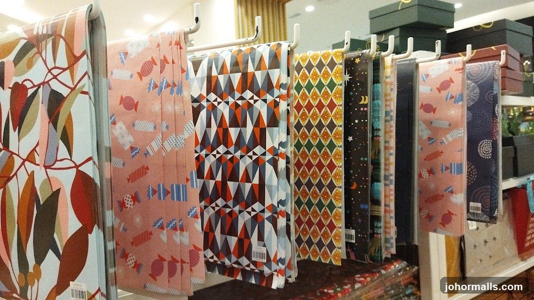 Rolls of patterned fabric