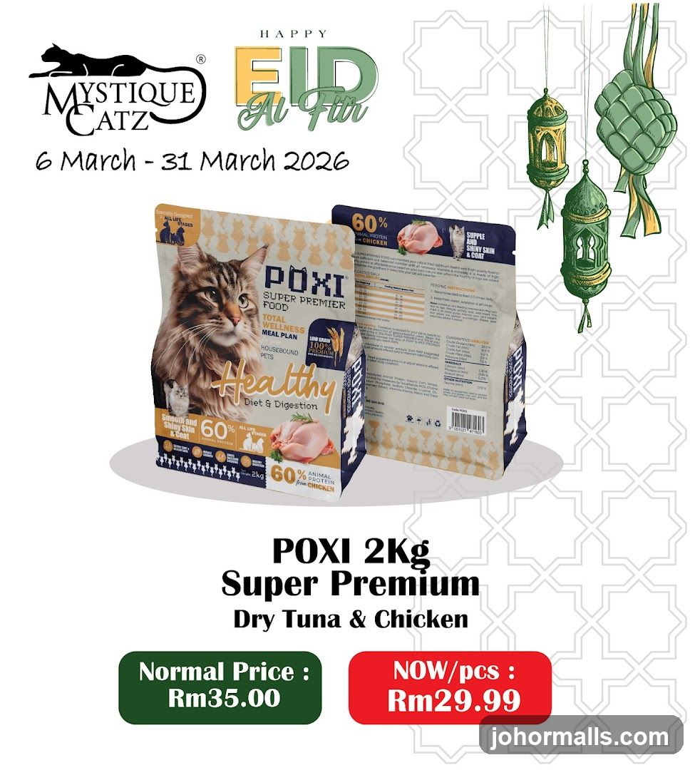 POXI 2kg Super Premium Dry Tuna & Chicken