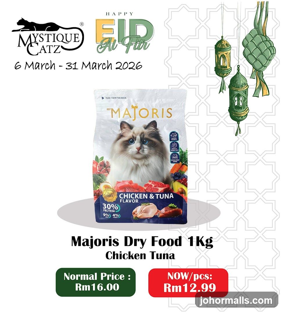 Majoris Dry Food 1Kg Chicken Tuna Promotion