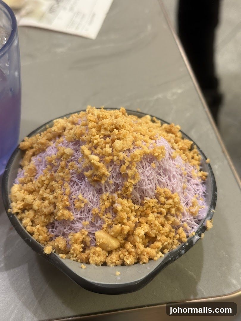 Dessert with Crumble Topping