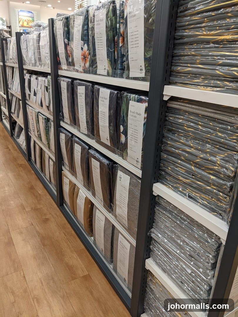 Curtains on Display