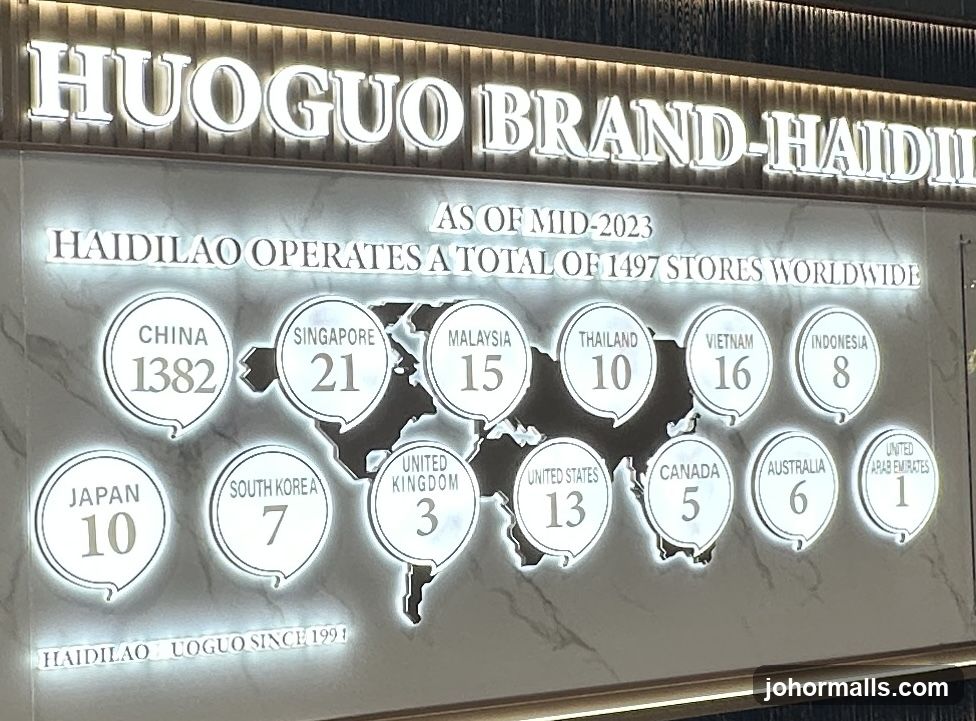 Haidilao Store Count Map
