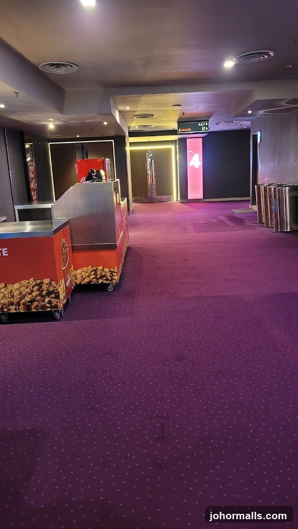 Cinema Concession Stand and Hallway