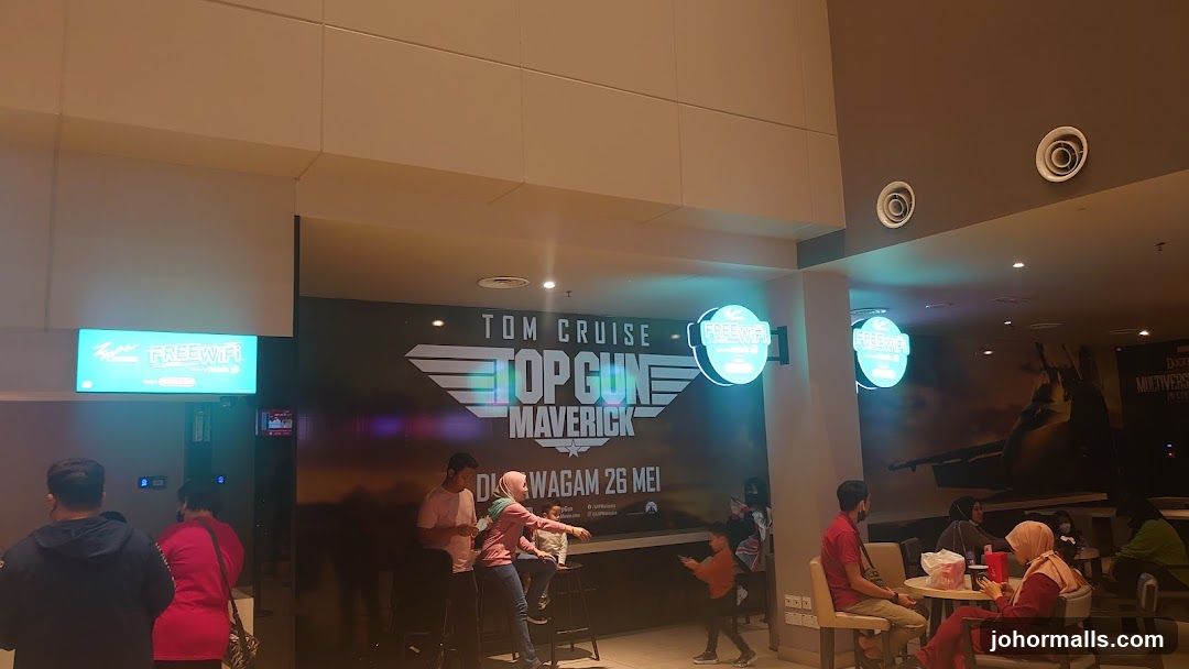Movie Poster and Seating Area