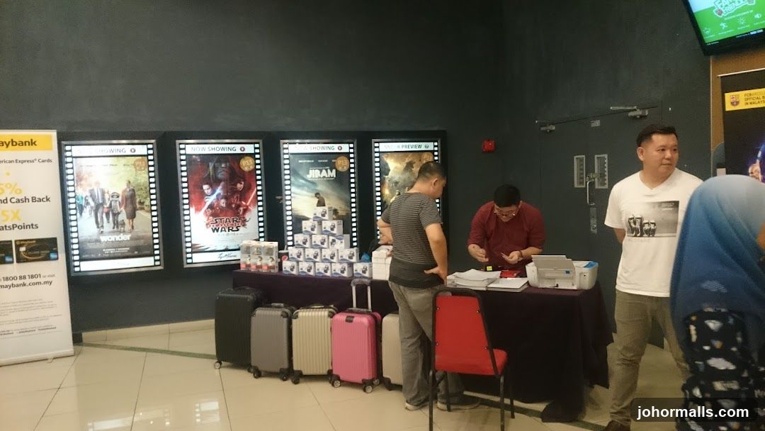 Movie Posters and Merchandise Display