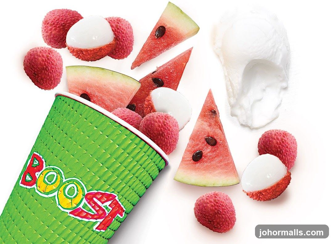 Boost Cup with Lychee and Watermelon