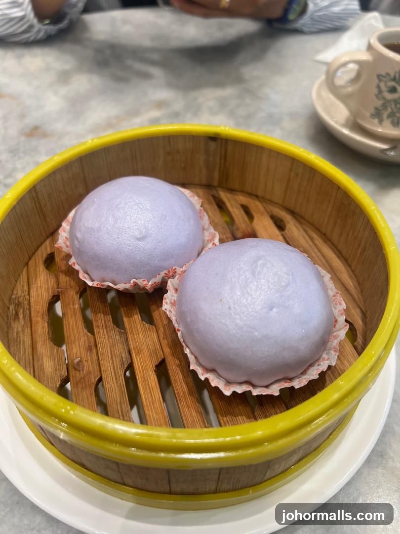 Steamed Purple Buns