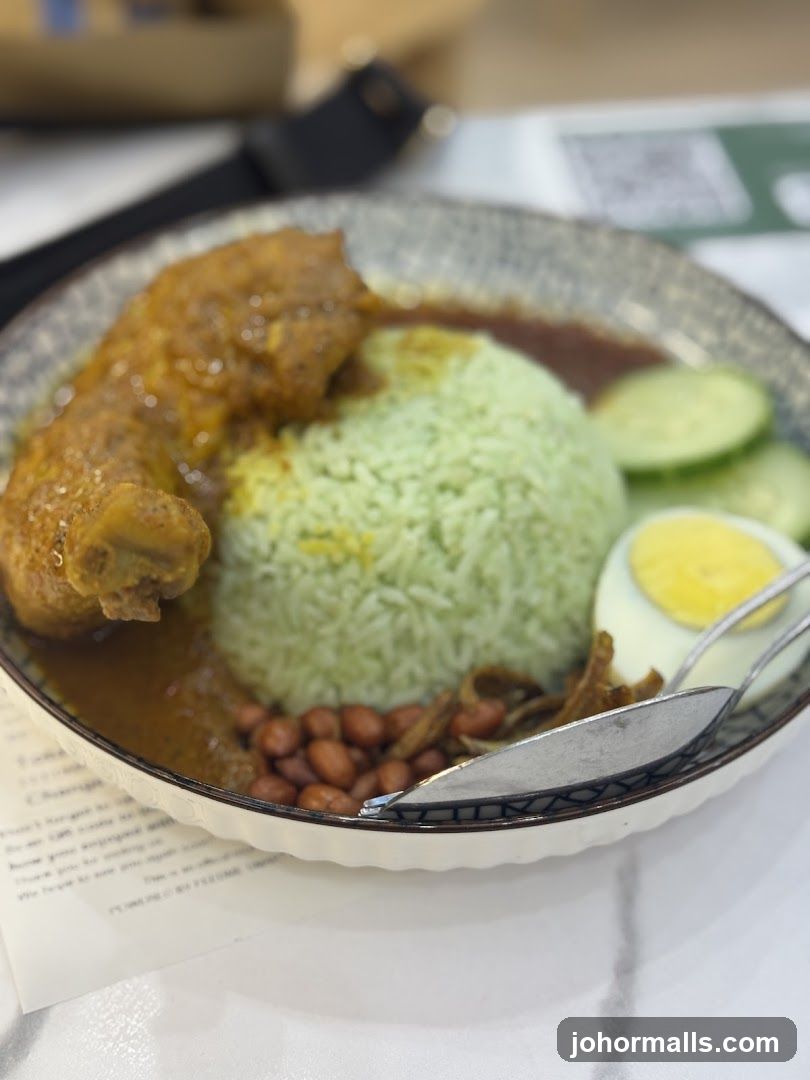 Nasi Lemak with Chicken