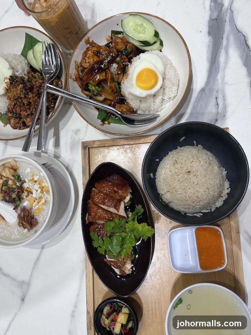 Assortment of Asian Dishes