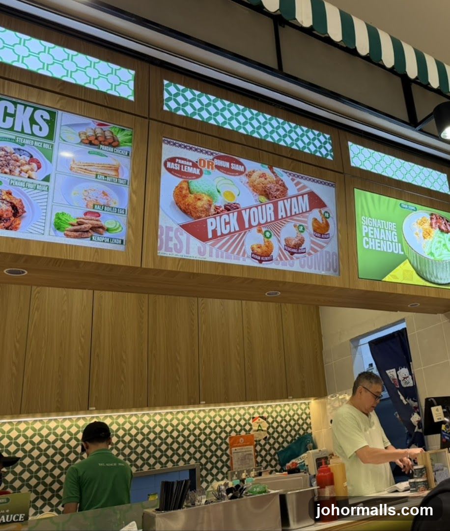 Food Menu Display