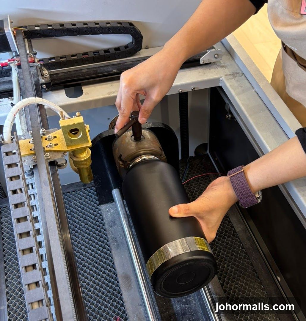 Laser Engraving a Water Bottle