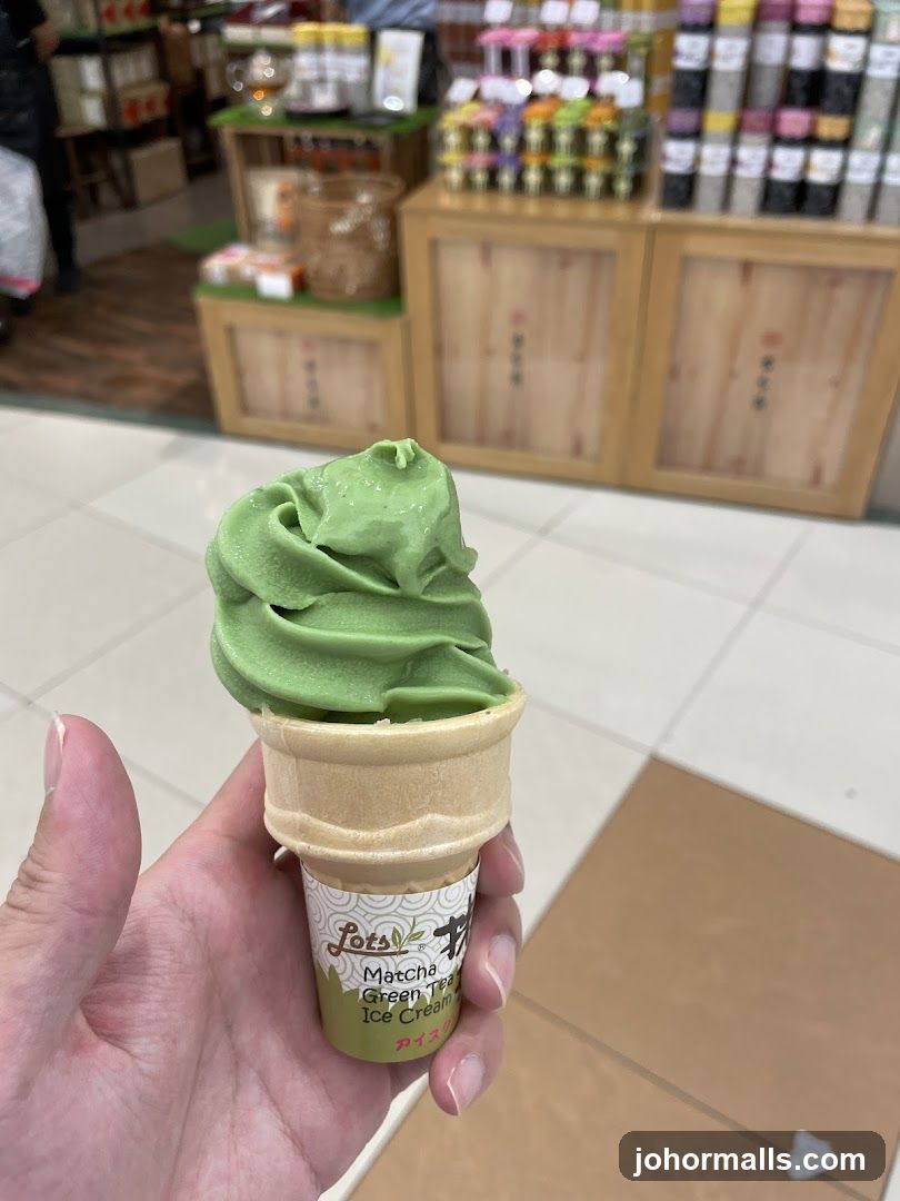 Matcha Green Tea Ice Cream Cone