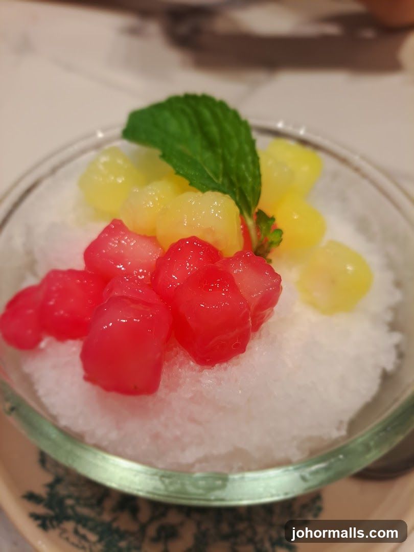 Shaved Ice Dessert
