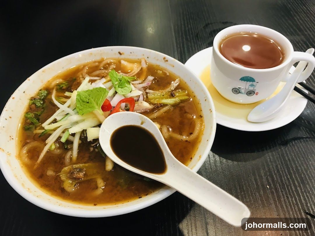Noodle Soup and Tea