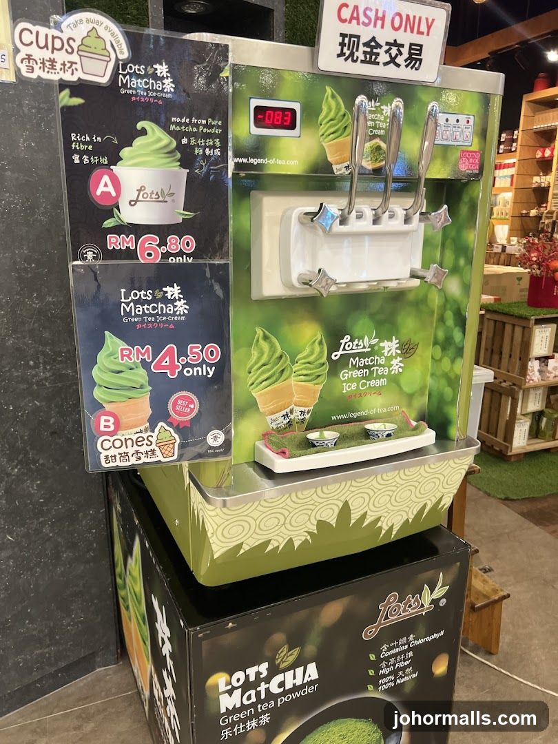 Lots Matcha Green Tea Ice Cream Machine