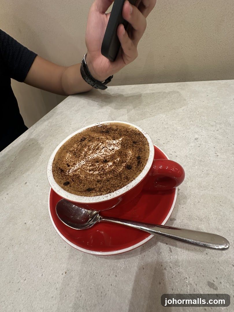 Cappuccino with Cocoa Powder
