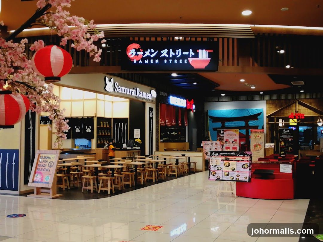 Ramen Street and Samurai Ramen Food Stalls