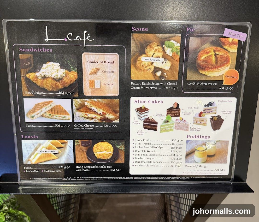 L.Café Menu