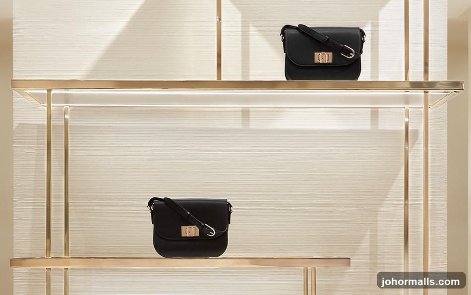 Interior Display of Handbags
