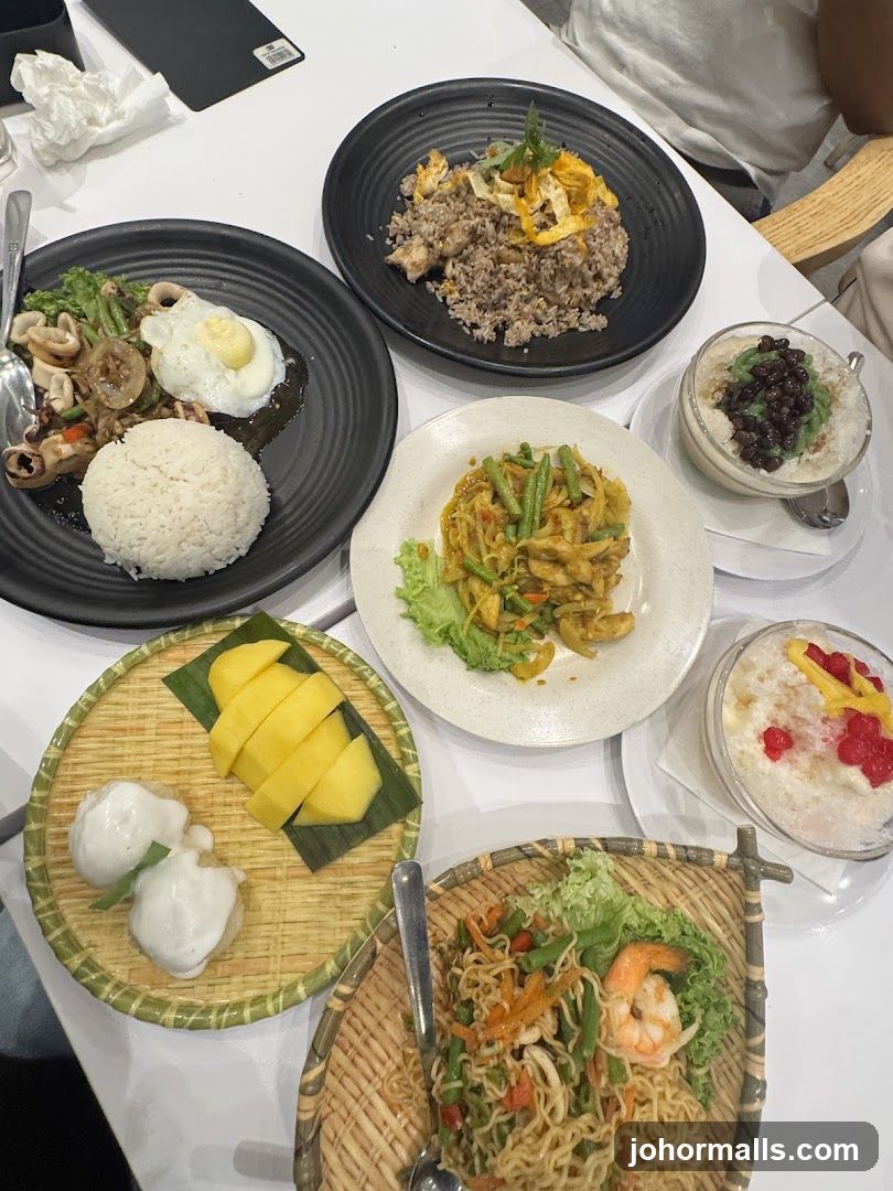 Assortment of Asian Dishes
