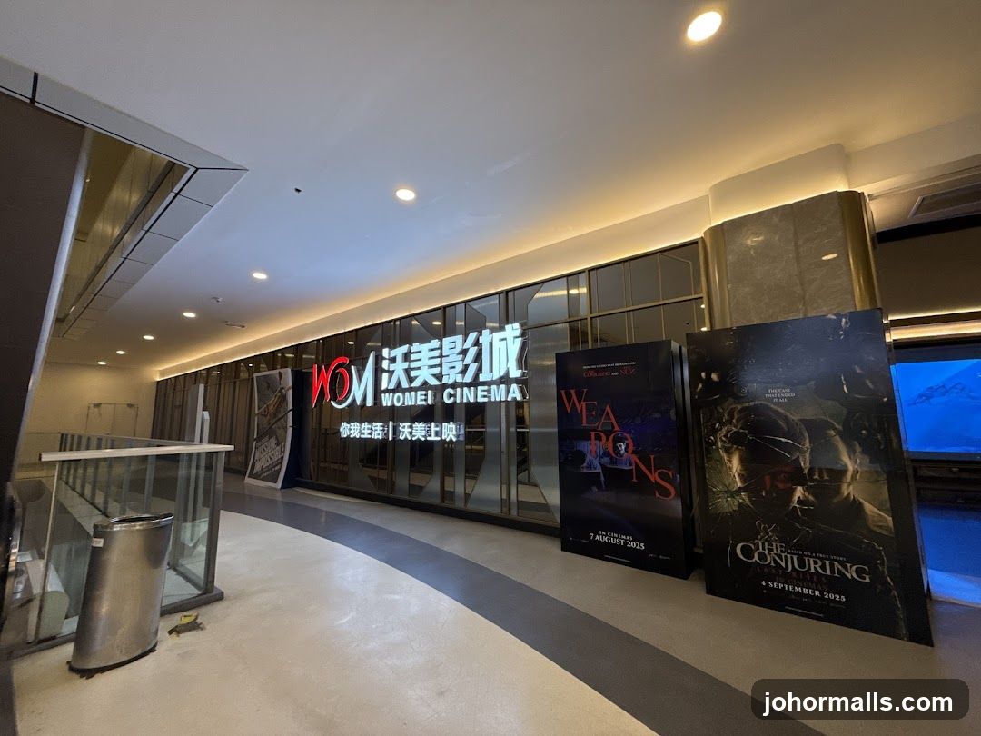 Cinema Entrance with Movie Posters
