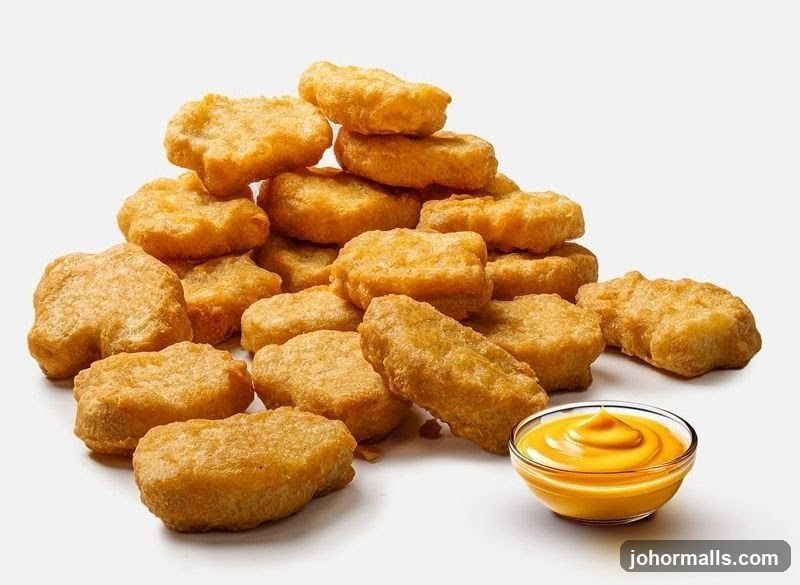 Chicken Nuggets with Cheese Dip