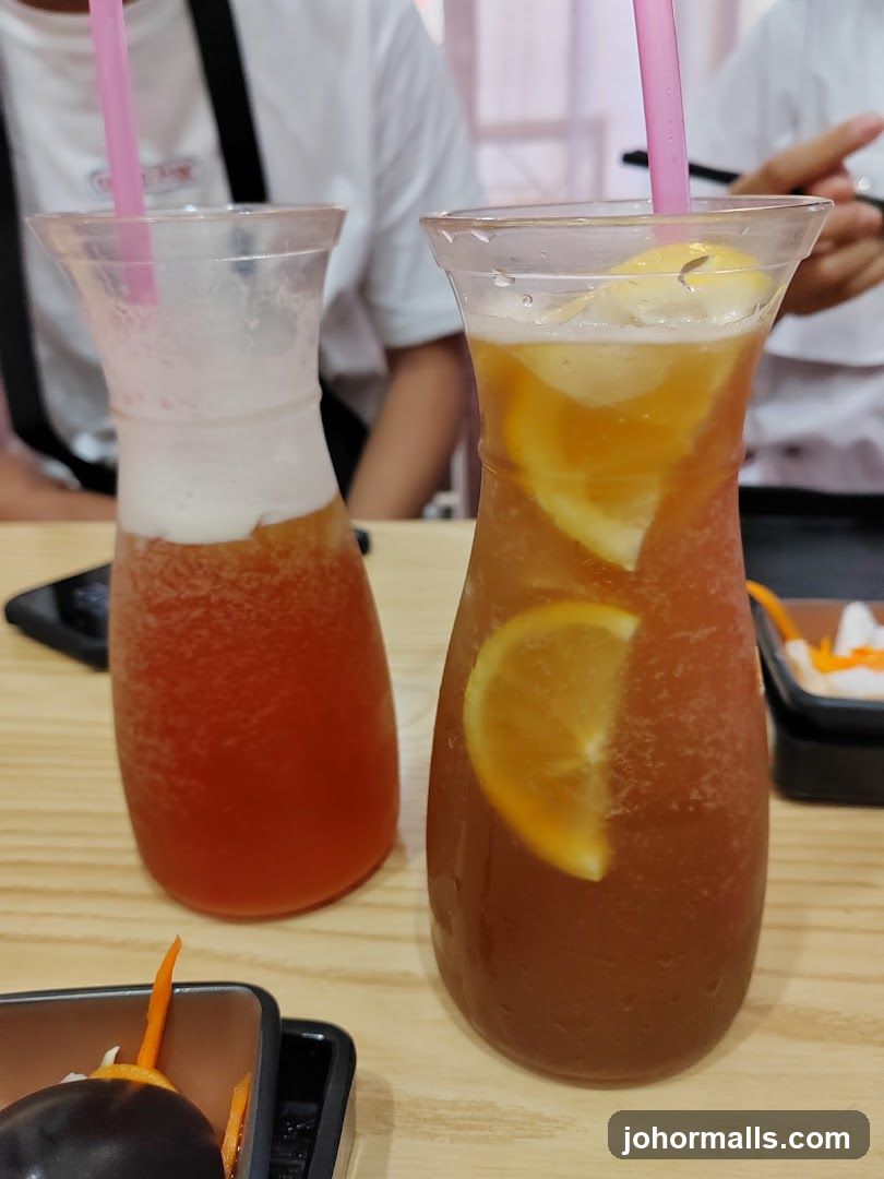 Two Iced Drinks